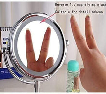 Specchio Specchi da Bagno Vanity Specchi a Muro Trucco Illuminato a LED a LED, 3X ingrandimento