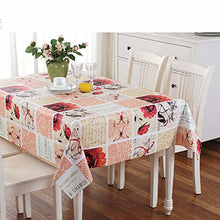Tovaglia di tessuto in plastica moderna semplice impermeabile in PVC, B, 90 * 137cm
