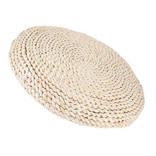 XiangXin Materiale di crusca di Mais Naturale Cuscino per sedili Rotondi Cuscino per Pavimento Cuscino Tatami per Meditazione Balcone Cerimonia del tè