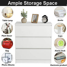 RR-YRN Comodino Bianco Comodino, Armadietto da 3 Cassetti, Semplice Comodino Moderno E Comodo, Comodino, Mobili da Camera da Letto Comodino, 60 * 42 * 67 Cm