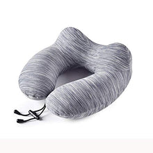 Vn Cuscino a Forma di U Cuscino Gonfiabile Cuscino da Viaggio per Aereo Cuscino da Viaggio Cuscino per Il Collo per Adulto Cuscino da Viaggio a Forma di U,1