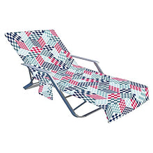 sdfsa - Telo coprisedia da spiaggia con tasche laterali in spugna, per piscina, chaise longue e chaise