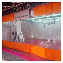GFSD Telone termoisolante Telone in PVC da 0.5mm Tenda Impermeabile Terrazza periferiche Pergola/Veranda/Balcone Esterno con Occhielli Multiuso (Color : Clear Orange, Size : 3x3m)