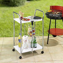 Yellowshop. - Carrello portavivande richiudibile Modello Sunny (Bianco)