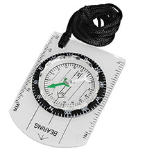 SaySure - All in One Outdoor Hiking Camping Baseplate Compass MM