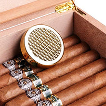 N / C Humidor per sigari da Tavolo con igrometro, Materiale in Legno di Cedro di Alta qualità, Grandi Dimensioni, Superficie Liscia, divisore Regolabile Morbido e Confortevole