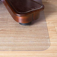 EUUHJK Tappetino Trasparente per sedie, per Pavimenti duri, Antiscivolo, Rettangolare, Spessore Robusto, Antiscivolo e ad Alta Resistenza agli Urti (Color : Matte-2.0mm, Size : 90 * 120cm)