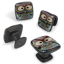 gufo Pomelli per Porta Set di 4 Pomelli per Mobili Manopole per Cassetti Cucina Armadio Vetro