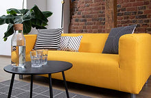 TLY, Copridivano per divano a 2 posti Klippan di Ikea, aderente Giallo