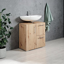 Mobiletto da bagno Mars sottolavello, color rovere