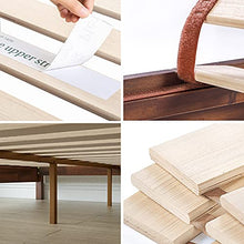 ZINUS Vivek 30 cm Telaio per letto a piattaforma in legno deluxe con testiera | Supporto a doghe in legno | Facile da montare | 120 x 190 cm | Antique Espresso