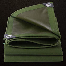 Telone Verde Resistente Impermeabile Telone Resistente, Tela Cerata Impermeabile E Resistente allo Strappo Resistente con Occhielli per Mobili da Giardino, Piscina, Auto, Camion (Size : 6 * 6M)