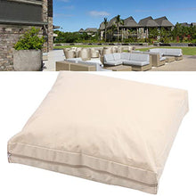 Yagosodee Fodera per Letto Pieghevole Fodera per Mobili Impermeabile Antipolvere per Uso Esterno in Giardino (Beige)