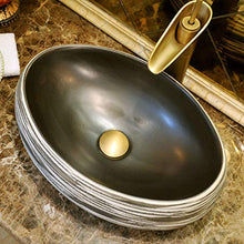 Lavabo Ovale per Bagno Lavello Jingdezhen Ceramic Hotel Lavabo antispruzzo Lavabi