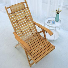 Moolo Zero Sdraio Lettino Prendisole, bambù con Pedana Reclinabile Reclinabile Lettino Prendisole Giardino Esterno Sedia A Sdraio Sedia gravità (Size : Bamboo 4.5cm)