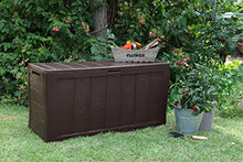 Keter Baule Sherwood in Resina, 270 lt, 117 x 45 x 57.5 cm, Marrone