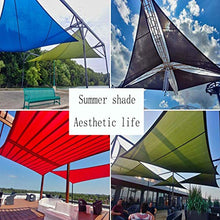 DUCCM Tenda a Vela Parasole, Vele Parasole,Telo da Sole in Protezione Solare Anti UV,per Giardino, Balcone & Terrazza