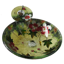 Jgophu Lavabo rotondo in vetro Lavabo Lavabo in Vetro Temperato
