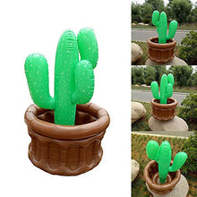 Youool Secchiello per Bevande ghiacciato Forma di Cactus di Cocco Gonfiabile Secchiello da Cocco per Piscina