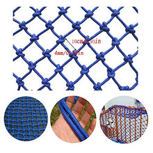 WaiMin Bambini Ringhiera di Sicurezza Protezione Net Net Decorativo Blu Net Net Trailer, Adatto for Le scuole materne, caffè Interni, ECC (Size : 3x5m)