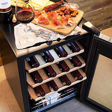 Cecotec, Cantinetta GrandSommelier 20000 INOX Compressor. 20 bottiglie, con compressore, elevate prestazioni garantite, temperatura regolabile, classe di efficienza energetica A