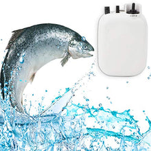 SALUTUYA Pompa da Pesca silenziosa di Colore Bianco Resistente e Durevole in Materiale ABS 4,5 * 3,1 * 1,6 Pollici, per Gli Amanti della Pesca