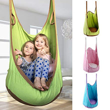 Amaca per Bambini per Interni ed Esterni,Amache per Bambini da Giardino,Amache con Ccuscini,Sedia a Dondolo con Cuscino,per Cameretta e All'aperto (ROSA)