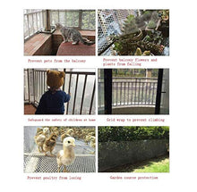 Rete di Sicurezza for Bambini, Rete da Balcone, Rete in Plastica, Recinzione da Giardino, Rete da Pollo, Rete da Gatto, Rete da Riproduzione, Rete da Arrampicata for Piante, Bianca ( Size : 1*3m )