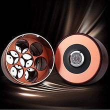 JKCKHA Cigar Box, Alluminio Cigar Box for Il Sigaro Humidor for sigari e Accessori for Fumatori, Cigar Benne in Grado di memorizzare 7 Sigari - Rose Gold, Anti-Pressione