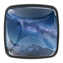 Milky Way and Mountains Beautiful Himalayas Pomelli per Porta Set di 4 Pomelli per Mobili Manopole per Cassetti Cucina Armadio Vetro
