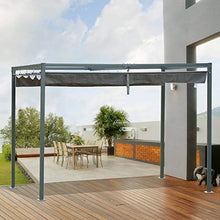 miozzi Pergola da Giardino 298x213x222 cm Telo Scorrevole Hype