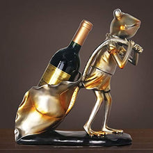 Bradoner Rana creativa vino Rack Vino Ornamenti Bar Hotel Decorazioni Ornamenti 28 cm x 32 cm x 12 cm