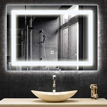 DREAMADE Specchio da Bagno a LED Specchio con Illuminazione da Trucco da Parete