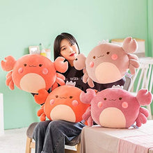 YiXing - Cuscino per divano con motivo a granchio, in morbido cotone, 58 cm, colore: grigio, altezza: 58 cm