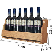 Elegante Scaffale per Vino Portabottiglie in Legno Portabottiglie da Parete a Parete, HJJ
