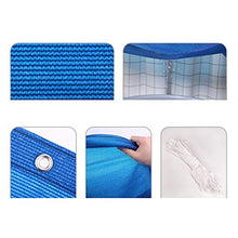 Shading Panno Blu Anti-Ultravioletta Solare Net 6 Pin Crittografia Ispessimento for Piscina, Balcone, terrazza, Ombra Coperto (Size : 1.9m×2m)