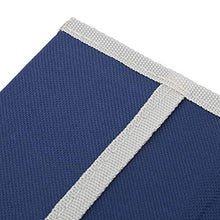Eddwiin 2PCS Sgabello da Giardino per Sgabello da Giardino Borsa da Appendere Custodia in Tessuto Oxford Durevole(Strisce Blu e Bianche)