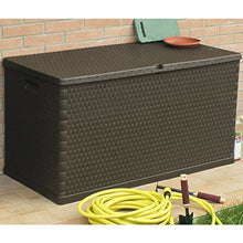 Tuduo - Contenitore da giardino, 420 l, marrone