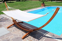 SAS 350cm XL Supporto deluxe in legno larice per Amaca con Amaca LUCIA di AS-S