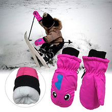 Congci Guanti Caldi, Guanti da Sci per Bambini ， 1 Paio di Guanti per Bambini per Bambini Invernali, Ragazzi, Ragazze, Guanti da Sci Antivento Impermeabili per Esterni