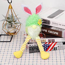 UTDKLPBXAQ Bambola Senza Volto Luminosa Eva Easter Cute Rabbit Ears Plush Doll Scene Decoration Supplies