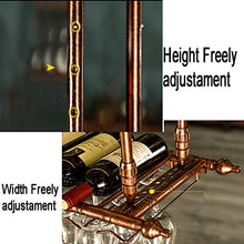 Portabottiglie ZXMEI soffitto appesi per Restaurant Cafe Kitchen, 47.2"x11.8 (Nero/Bronzo)