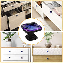 Nebulosa Viola Spazio Pomelli per Porta Set di 4 Pomelli per Mobili Manopole per Cassetti Cucina Armadio Vetro