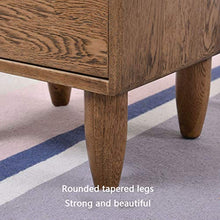 Comodini In Legno Massello Color Noce Rovere Protezione Ambientale Doppio Disegno Semplice Protezione Ambientale Vernice Spray