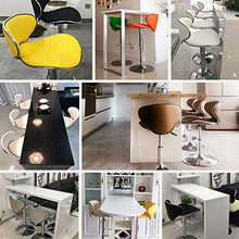 mobili Moderni Sedie per Sala da Pranzo Sgabelli da Bar Sgabelli da Bar girevoli Regolabili con Sollevamento a Gas, Pelle PU con Base cromata, Mobili per Sala da Pranzo - capacità 350 libbre, Grigio
