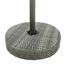 vidaXL Set Bar da Giardino 3 pz con Cuscini in Polyrattan Grigio