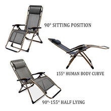 ABBD Sedia a Sdraio da Spiaggia Regolabile, Lettino da Campeggio Portatile Sedia reclinabile Pieghevole, Sdraio reclinabile da Esterno Nero per Piscina-black1