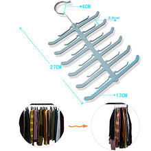 SaySure - 2pcs Rack Closet Organizer Neck Ties Necktie Belt Scarves