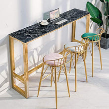 YS Sedia Sedia da Bar in Metallo, Sedia Dorata Cuscino in Flanella Home Breakfast Kitchen Counter Seat Adatto per Milk Tea Shop Coffee Shop,un ~ Verde