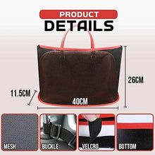 Car Net Pocket Handbag Holder Organizer Seat Side Storage Mesh Net Bag Advanced Black